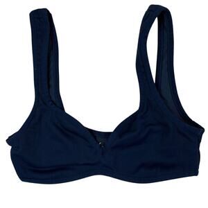 For Love & Lemons Ribbed Bra Navy Size M